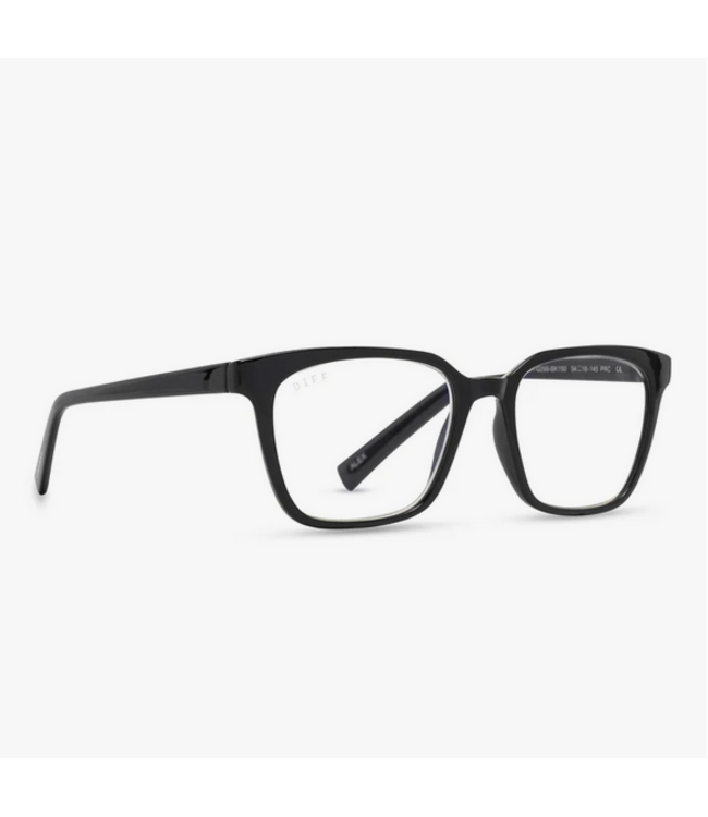 Diff Eyewear Alex Black + Blue Reader Glasses 1.50