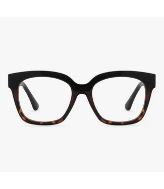 Diff Eyewear Ava Black Tort + Blue Light Reader Glasses 1.75