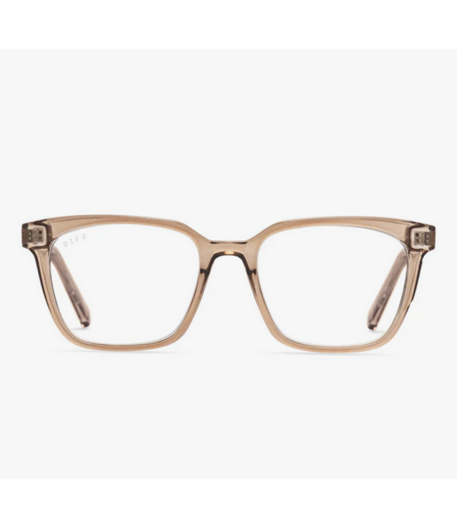 Diff Eyewear Alex Vintage Crystal + Blue Light Reader Glasses 1.75