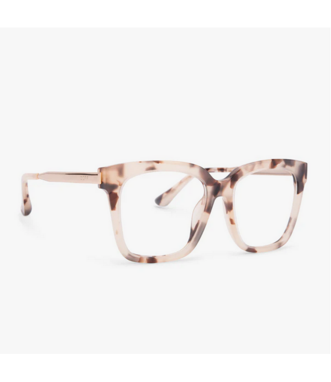 Diff Eyewear Bella Blue Light Cream Tort