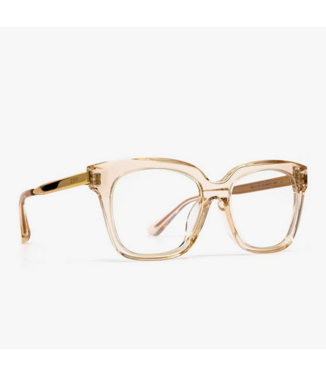 Diff Eyewear Bella XS Blue Light Blush Crystal