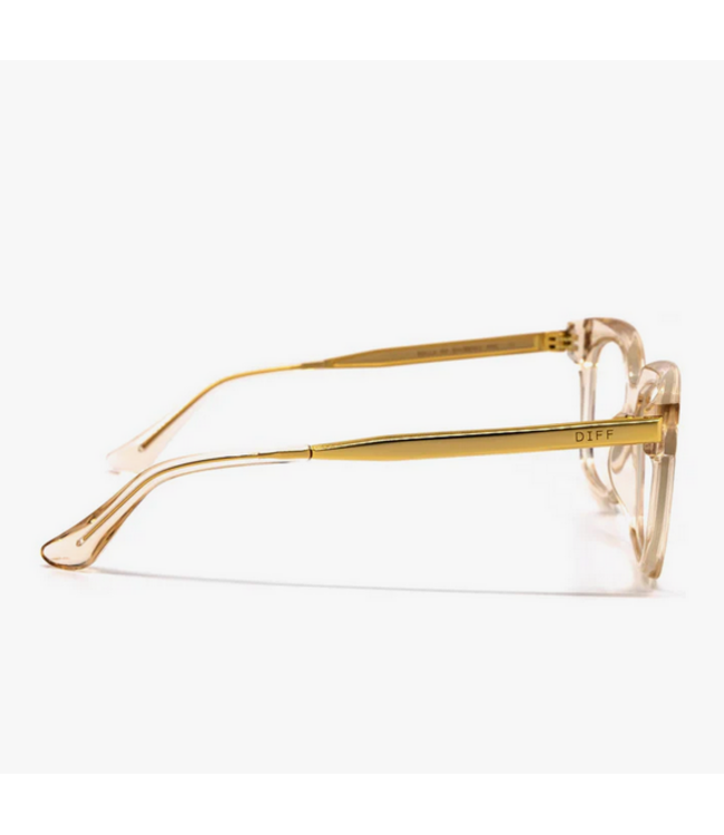 Diff Eyewear Bella XS Blue Light Blush Crystal