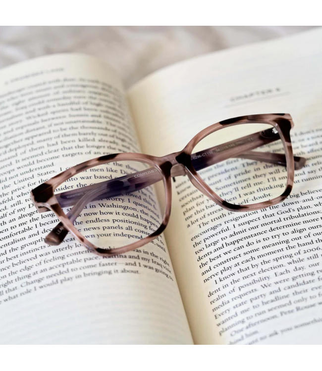 Diff Eyewear Leah Cream Tort + Blue Light Reader Glasses 2.00