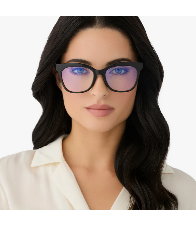 Diff Eyewear Will Blue Light Reader 2.50+ Black Glasses