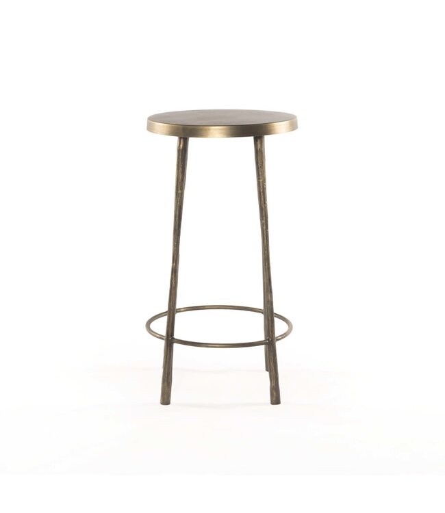 Four Hands Westwood Counter Stool Aged Brass