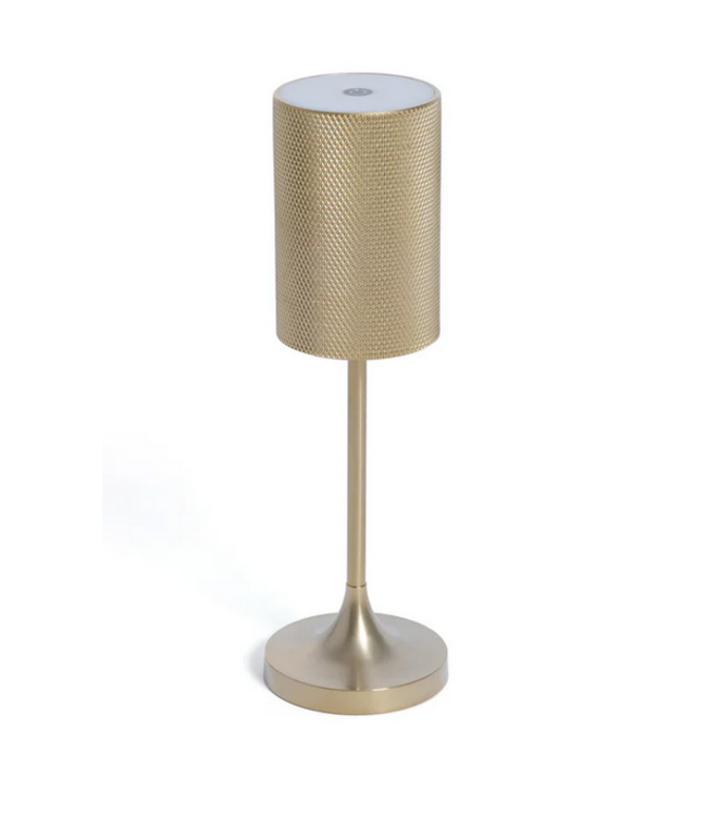 Zodax Facet Rechargeable Light Gold