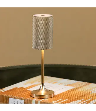 Zodax Facet Rechargeable Light Gold