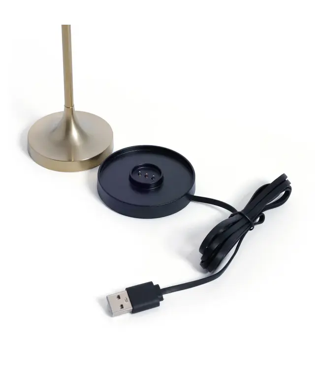 Zodax Facet Rechargeable Light Gold