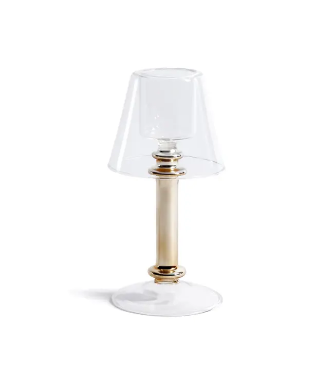 Isola Tealight Lamp Clear & Gold