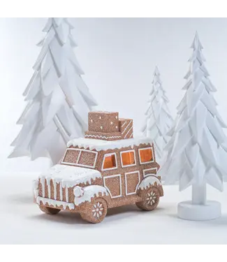 Zodax LED Gingerbread Car
