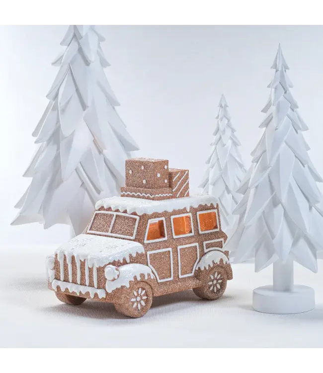 Zodax LED Gingerbread Car