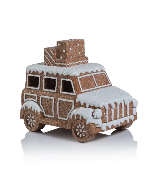Zodax LED Gingerbread Car