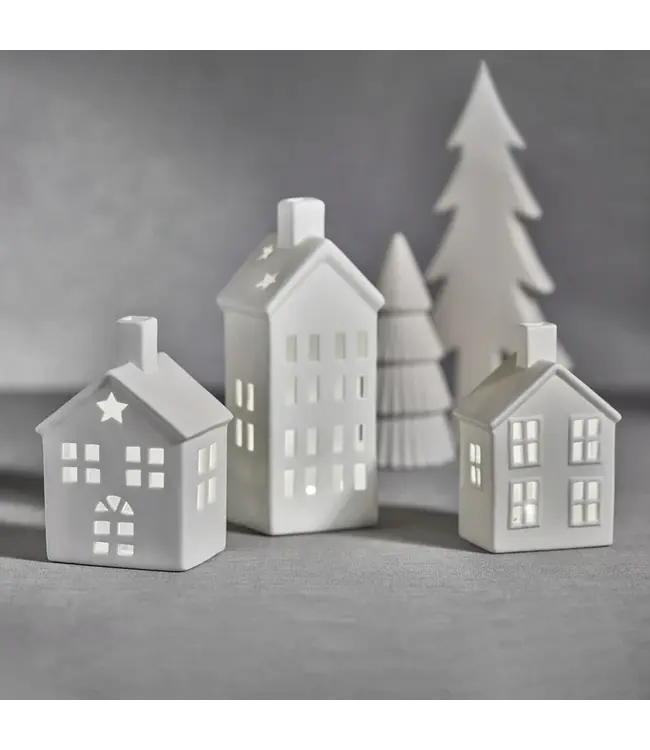 Zodax Swiss Mountain LED Porcelain House Design A