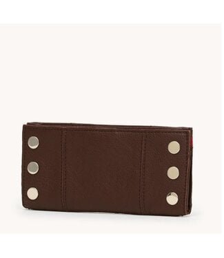 Hammitt 110 North Wallet Espresso Pebble/Silver