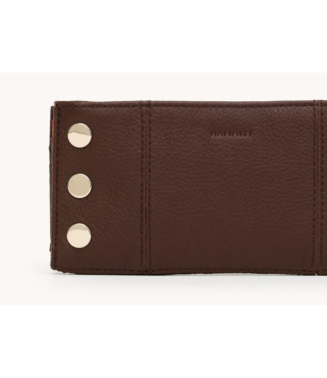 Hammitt 110 North Wallet Espresso Pebble/Silver