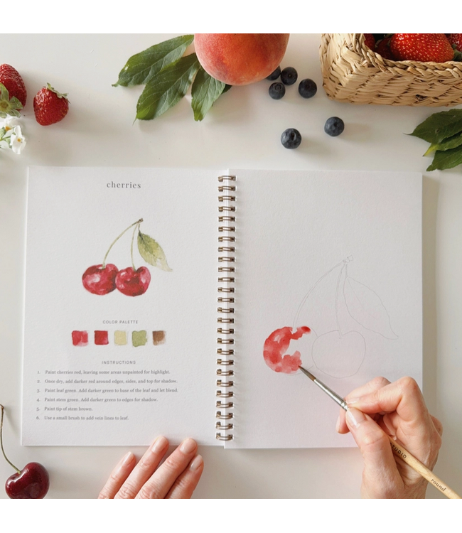 Emily Lex Studio Fruit Watercolor Workbook