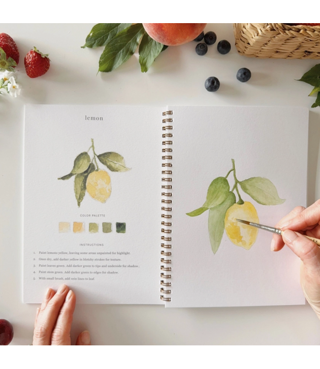 Emily Lex Studio Fruit Watercolor Workbook