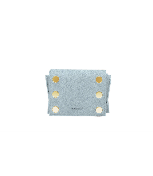 Hammitt Allen Wallet Hazy Blue/Gold