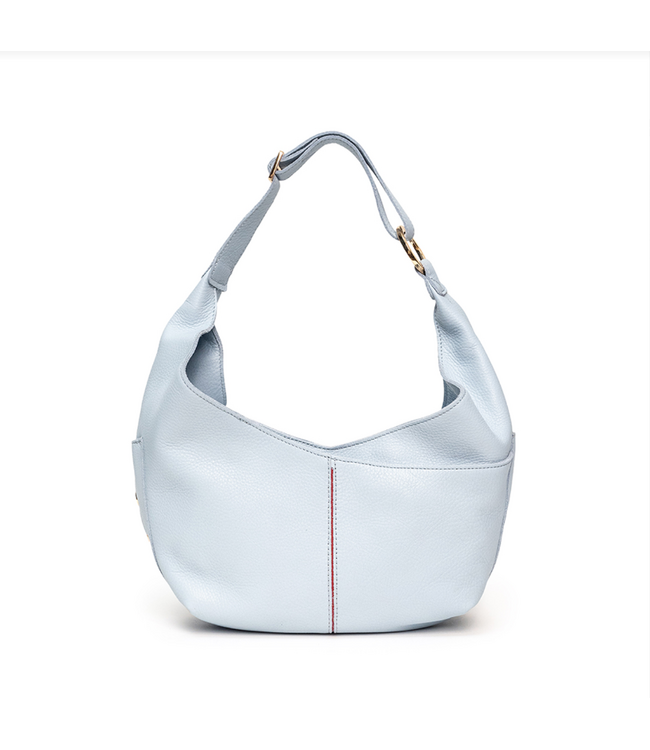 Hammitt Tom Zip Handbag Medium - Hazy Blue/Gold