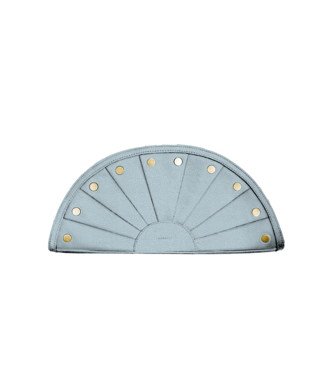 Hammitt Shelley Clutch - Hazy Blue/Gold
