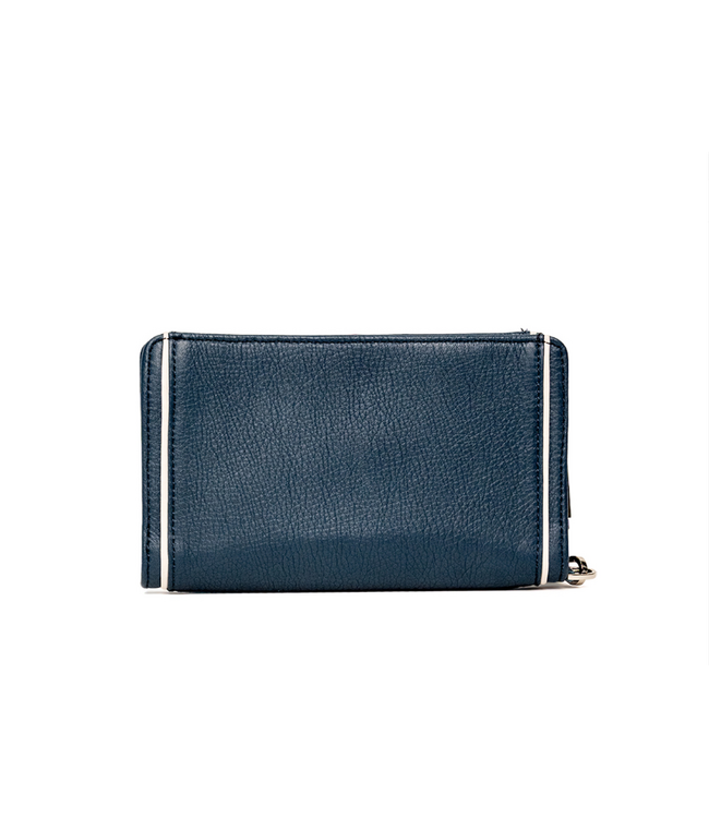Hammitt Bryant Wallet - Nautical Navy Silver