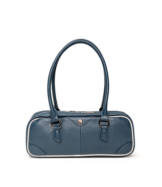 Hammitt Meredith Handbag Small - Nautical Navy Silver