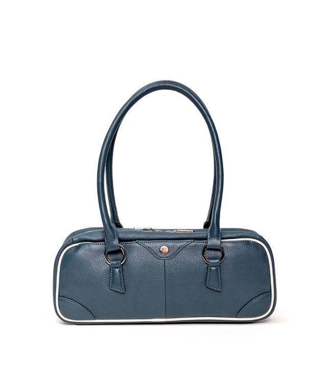 Hammitt Meredith Handbag Small - Nautical Navy Silver