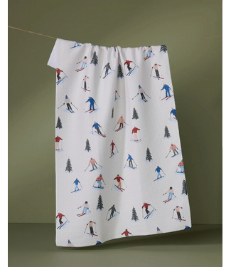 Alpine Run Tea Towel