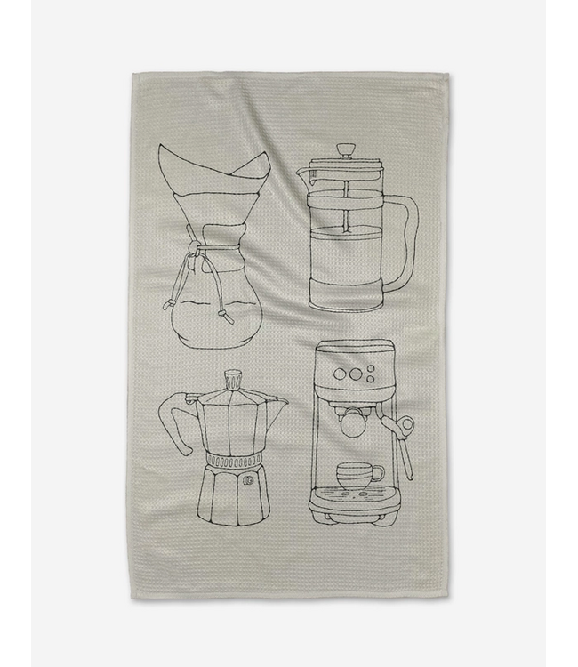 Coffee House Tea Towel