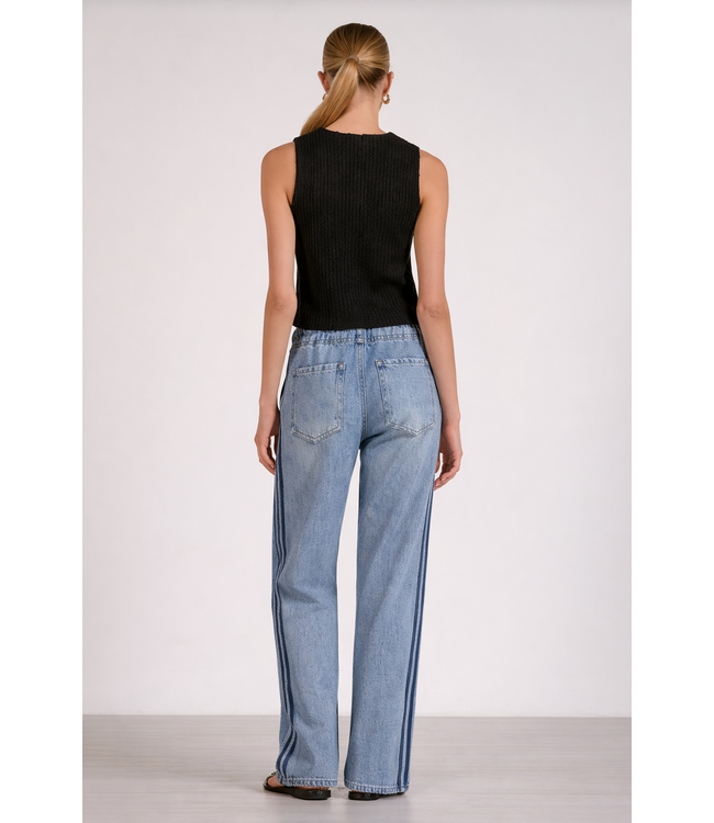 Elan Jeans Faux Track Pants