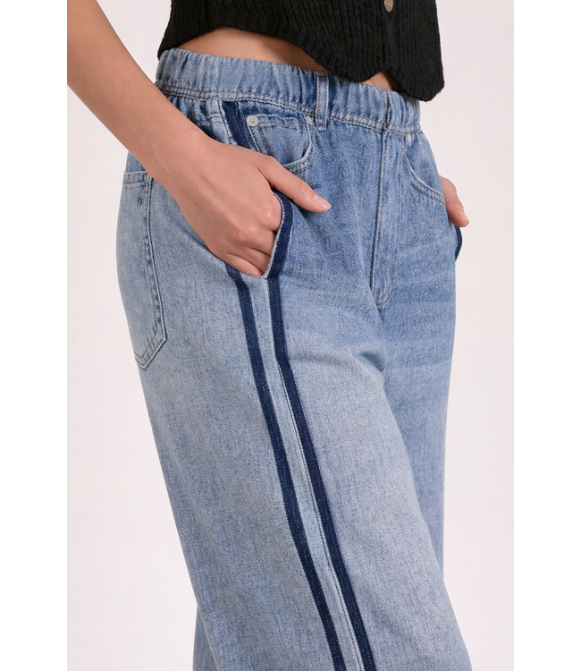 Elan Jeans Faux Track Pants