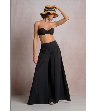 Elan Pallazo Smock Pants Black