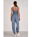Elan Tank Strap Light Denim Jumpsuit