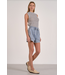 Elan Drawstring Denim Blue Shorts