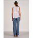 Elan Sleeveless Flyaway Top White