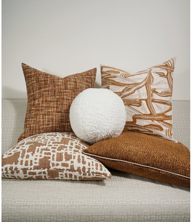 D.V. Kap Adessi Pillow Terracotta - 22 x 22