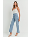 Patch Pocket Wide Leg Jean Med