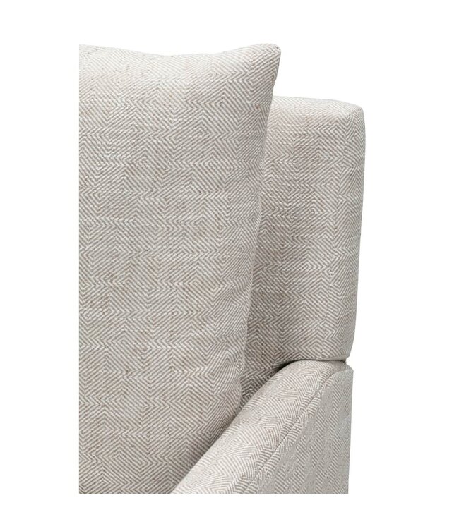 Rowe Furniture by Robin Bruce Lilah Manual Recliner - 11955-89 Tan/Grey Stripe