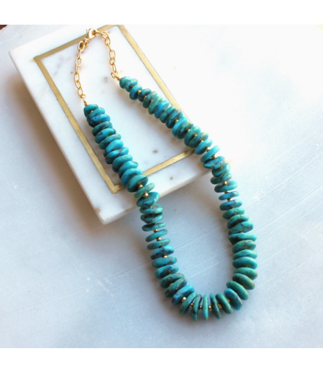 Canyon Water Turquoise Necklace