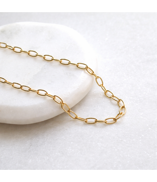 Edie Dainty Gold Chain 18'