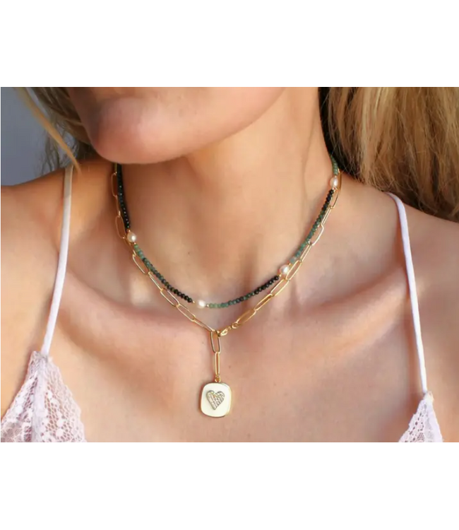 Hayden Gold Lariat Necklace 19'