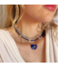 Luna Lapis Necklace 16'