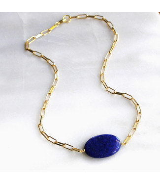 Mara Lapis Necklace 16'