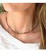 Natural Tourmaline Beaded Necklace 16'