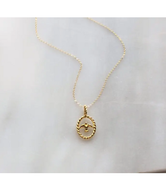 Swallow Necklace 16'