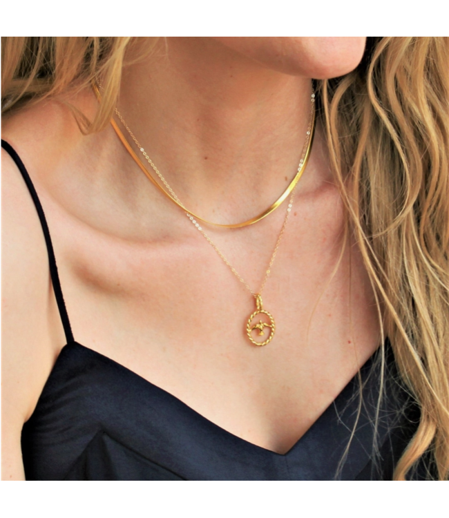 Swallow Necklace 16'