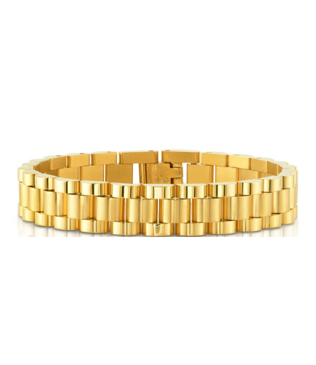 Jen Hansen Demi-Fine Watch Bracelet Gold 7"