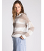 Floriana Sweater Cream/Tan Stripe