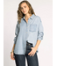 Helena Shirt Blue Stripe Denim