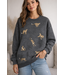 Allover Leopard Sweatshirt Mineral Black